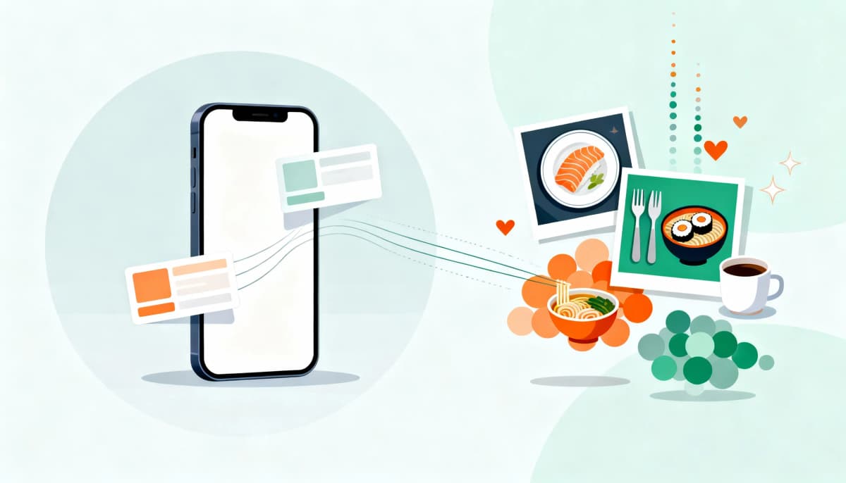 グルメに関心の高い20〜40代が中心のユーザー層です。